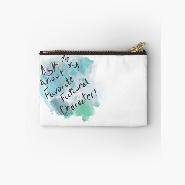 Item preview, Ask Me About My Favorite Fictional Character! (inkstained) designed and sold by DruidOcelotArt.