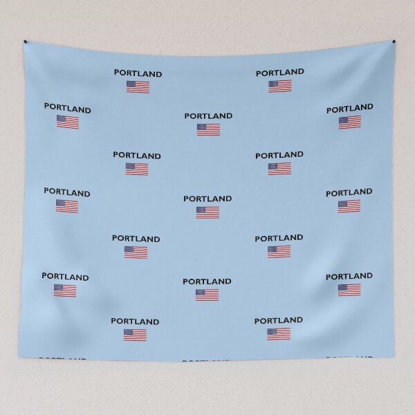 Item preview, Portland USA American Flag Light-Color designed and sold by TinyStarAmerica.