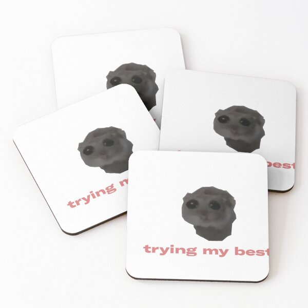 Item preview, I'm trying my best Sad Hamster  designed and sold by scraggyshirts.