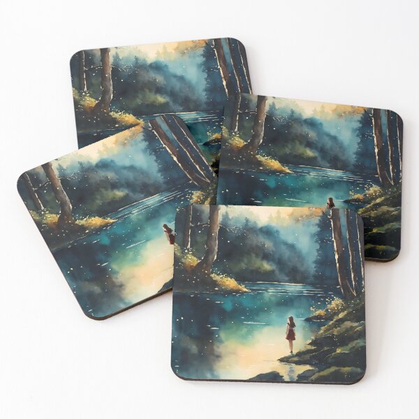 Item preview, Dark Forest Watercolor designed and sold by soulfulpalette.