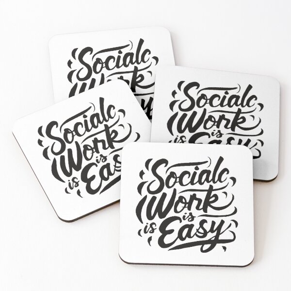 Item preview, Social Work is Easy classic t-shirt  designed and sold by Dinsigne.