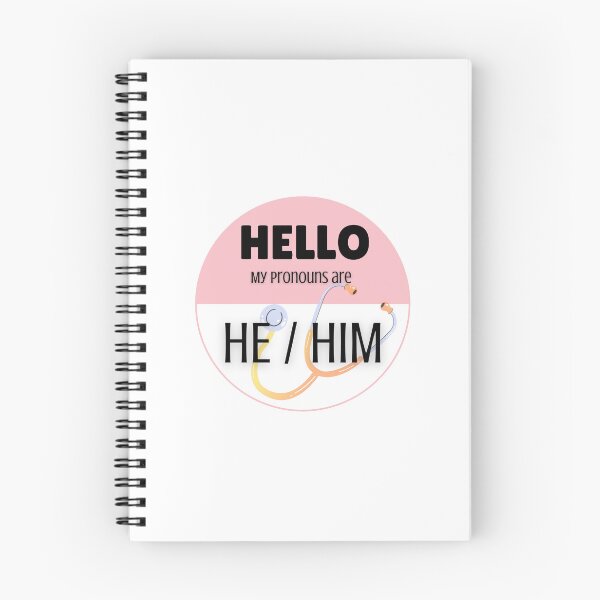 Item preview, Pronoun Badge for Healthcare Professionals | HE/HIM designed and sold by TheFamilyVan.