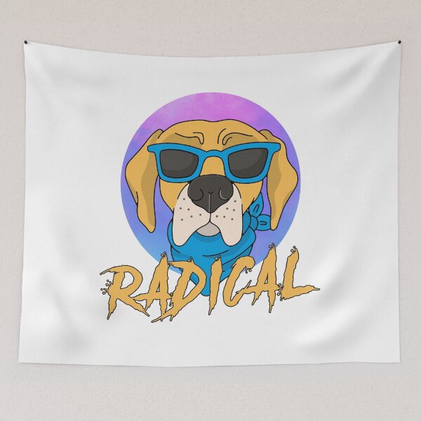 Item preview, Radical Dog: Cool Canine Vibes designed and sold by RiffRaffGraffix.