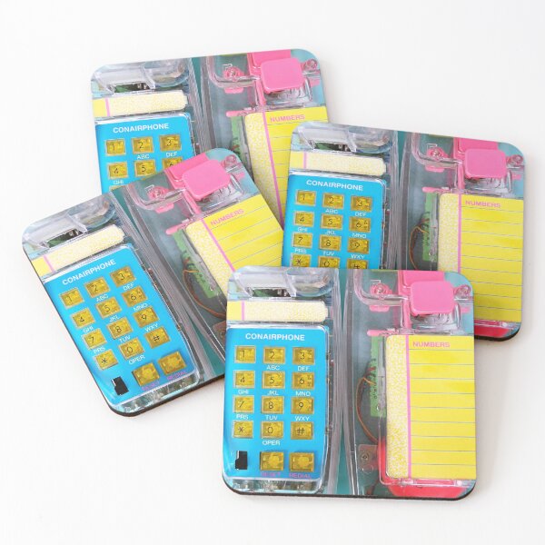 Item preview, Retro Clear Phone designed and sold by artshapedbox.