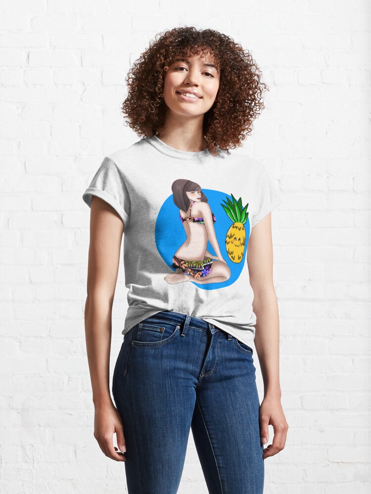 Alternate view of PINUP TEES - Tropical Express Classic T-Shirt