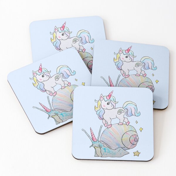 Item preview, Unicorn snail designed and sold by mimberart.