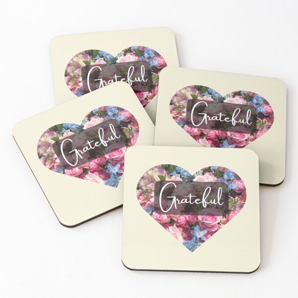 Item preview, Heart-shaped Grateful Pattern designed and sold by designlee.