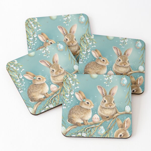 Item preview, Whimsical Willow Bunnies designed and sold by cute-animals99.