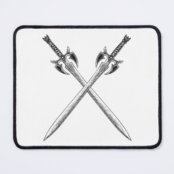 Item preview, Fantasy swords sketch tattoo designed and sold by Szkicerka.