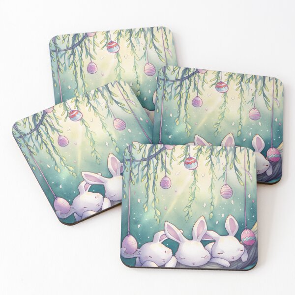 Item preview, Whimsical Bunny Haven designed and sold by cute-animals99.