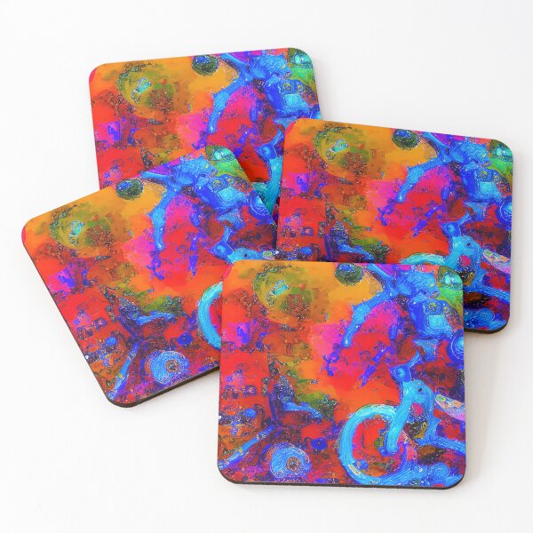Item preview, Abstract creatures in colors designed and sold by Photopat.