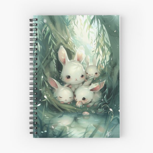 Item preview, Whimsical Bunny Haven designed and sold by cute-animals99.