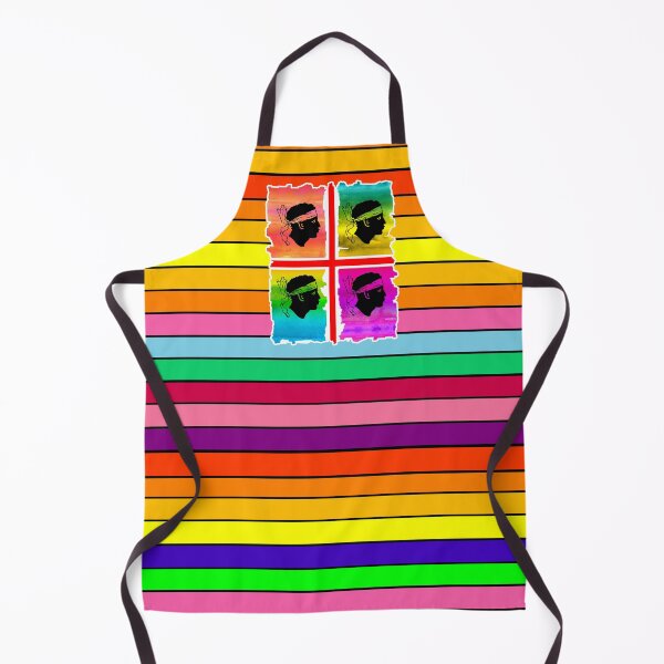 Item preview, Sardegna - Sardinia flag - Bandiera Sarda - 4 Mori Pop Art Rainbow designed and sold by miskaralise.