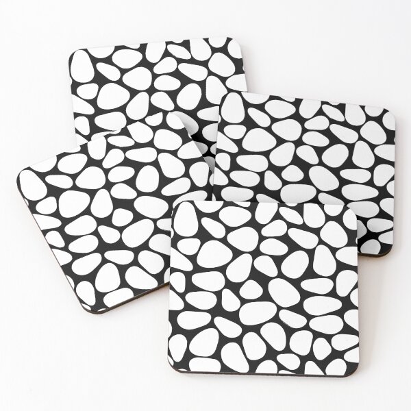 Item preview, Black and white abstract doted pattern designed and sold by Chirayu1111.
