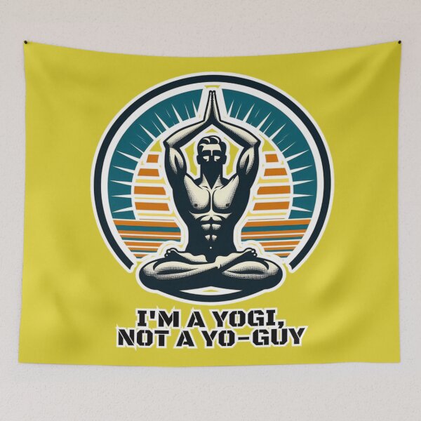 Item preview, I'm a yogi, not a yo-guy designed and sold by DShirtRepublic.