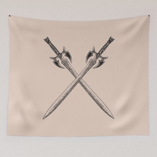 Item preview, Fantasy swords sketch tattoo designed and sold by Szkicerka.