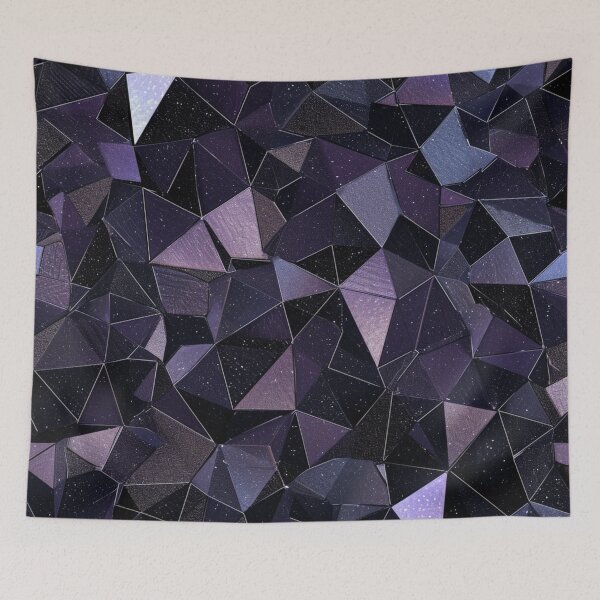 Item preview, Abstract Geometrical Lines Violet 3d Pattern designed and sold by GrinGalore.