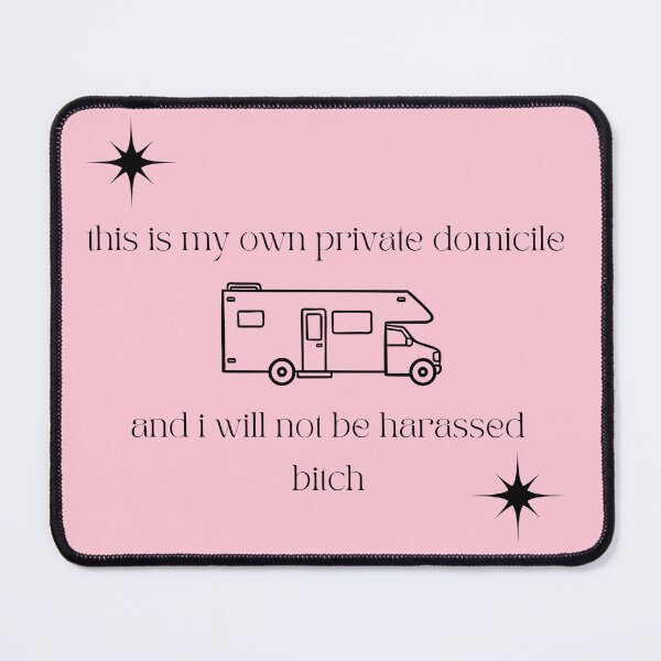 Item preview, My Own Private Domicile Quote Jesse Pinkman designed and sold by Femme Pastel Collective.