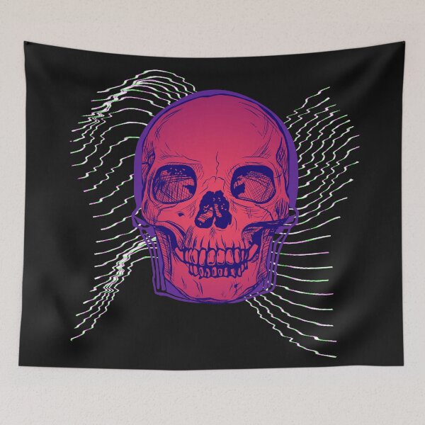 Item preview,  Forensic Anthropology - Cool Human Skull - Unique Halloween 2024 - Rocker Skull designed and sold by The Red Nox.