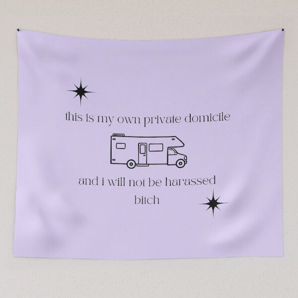 Item preview, My Own Private Domicile Quote Jesse Pinkman designed and sold by Femme Pastel Collective.