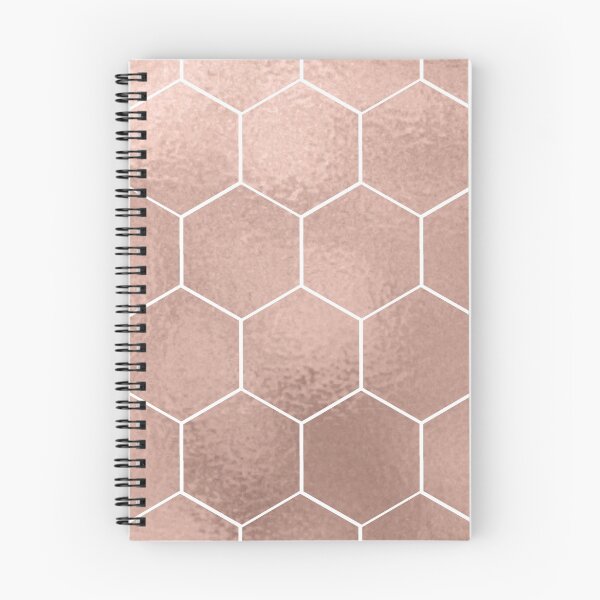 Item preview, New York pink - rose gold hexagons designed and sold by peggieprints.