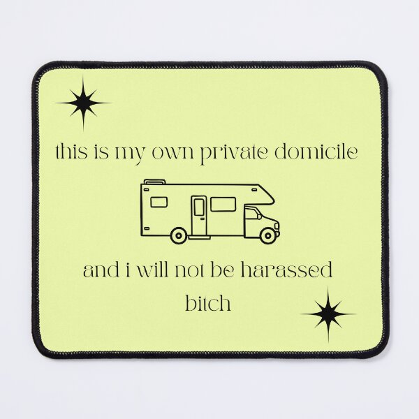 Item preview, My Own Private Domicile Quote Jesse Pinkman designed and sold by Femme Pastel Collective.