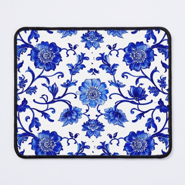 Item preview, Royal Delft Blue Flower Pattern designed and sold by GrinGalore.
