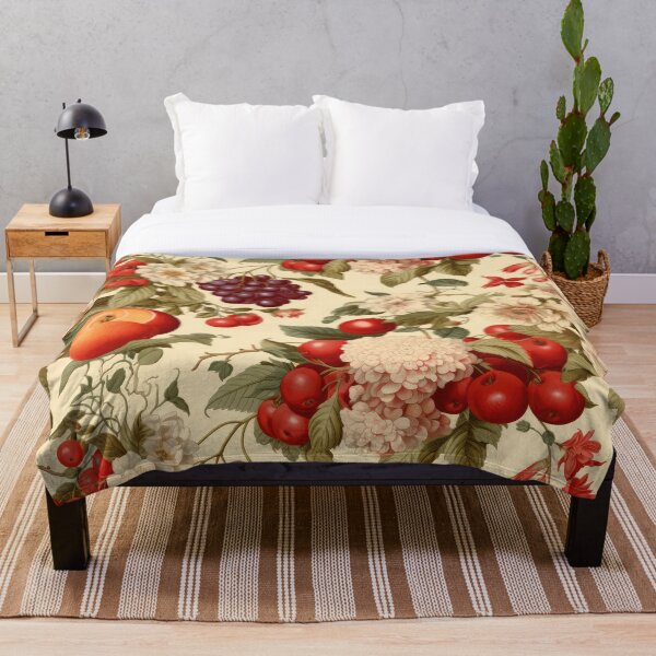 Item preview, Vintage Fruits and Flowers Pattern designed and sold by emarts.
