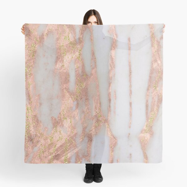 Aprillia - rose gold with golden flecks Scarf