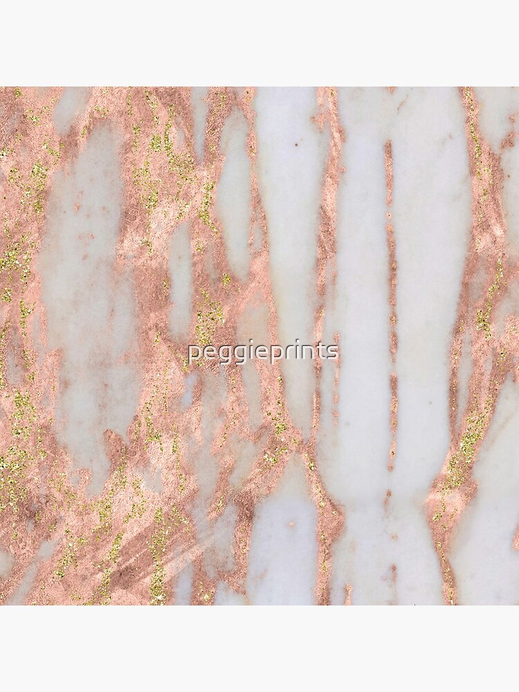 Aprillia - rose gold with golden flecks by peggieprints