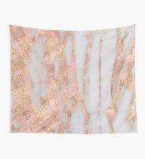Aprillia - rose gold with golden flecks Wall Tapestry