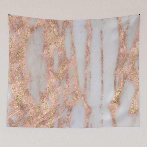 Item preview, Aprillia - rose gold with golden flecks designed and sold by peggieprints.