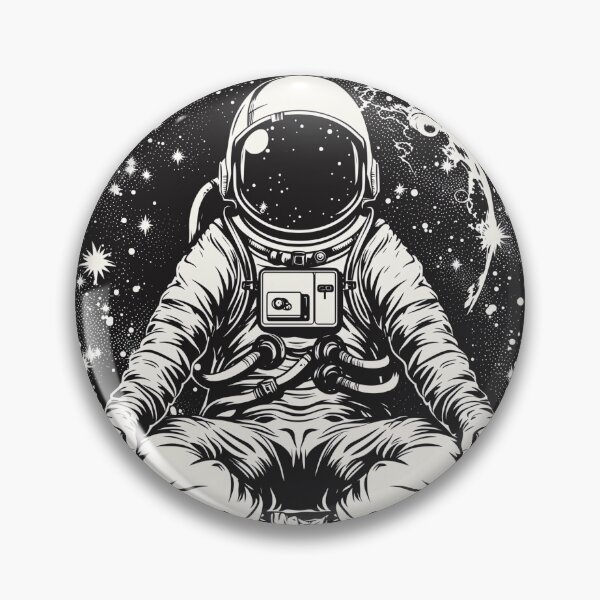 Item preview, Galaxy Astronaut Monochrome designed and sold by GrinGalore.