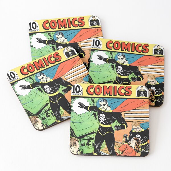Item preview, Exciting Comics #9 1941 The Black Terror designed and sold by ArchimedesPrime.