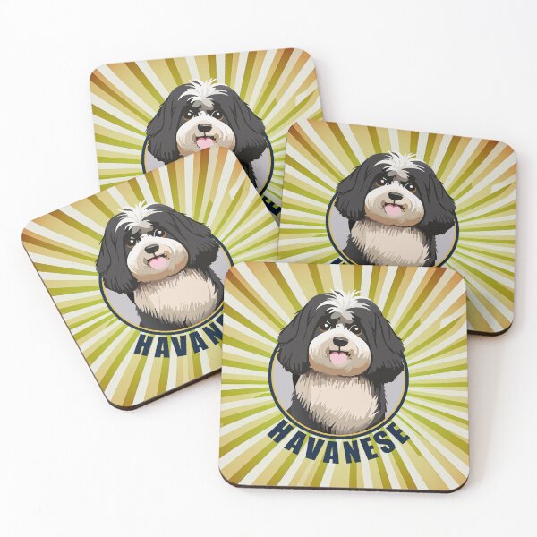 Item preview, Havanese Dog Cartoon designed and sold by thebigleebowski.