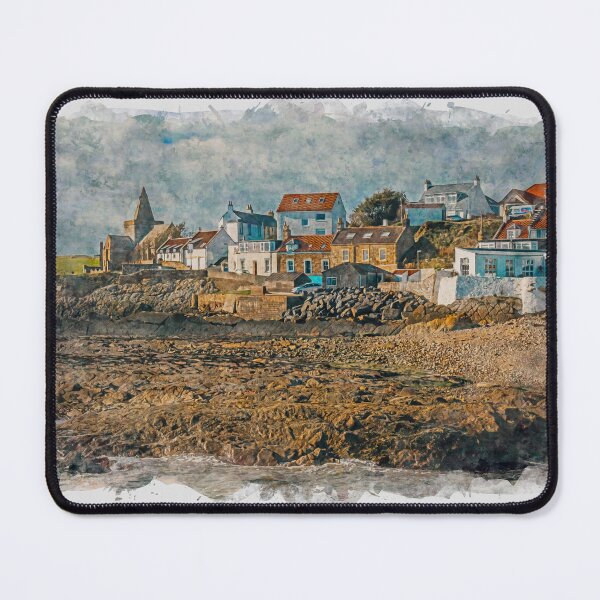 Item preview, St Monans In The East Neuk Of Fife Scotland Watercolour Effect designed and sold by GG WALL ART.