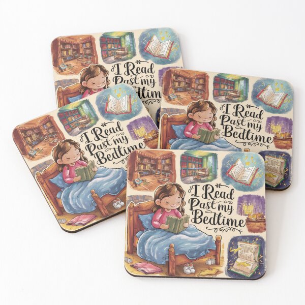 Item preview, I Read Past My Bedtime Art designed and sold by Obinne.