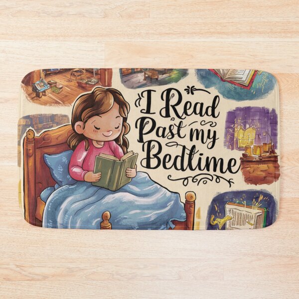 Item preview, I Read Past My Bedtime Art designed and sold by Obinne.