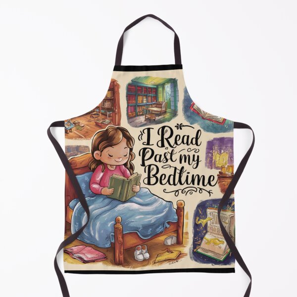 Item preview, I Read Past My Bedtime Art designed and sold by Obinne.