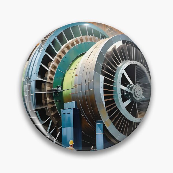 Item preview, Workers around industrial turbine designed and sold by BardamuLF.