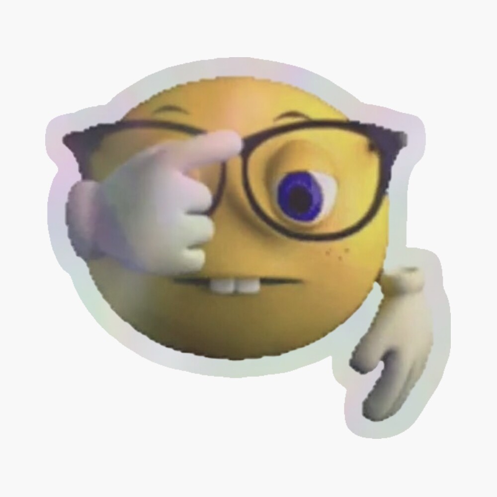 Funny Nerdy Emoji Cool Meme