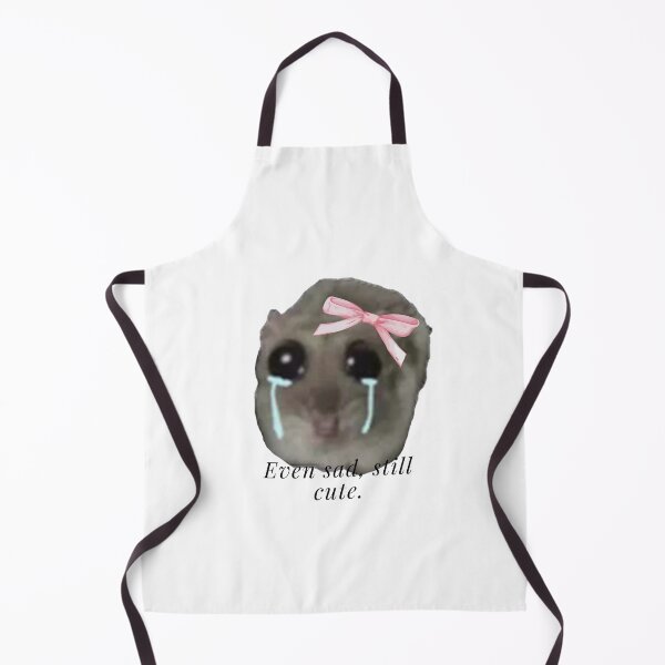 Item preview, coquette sad hamster meme " even sad , still cute . " v2 designed and sold by General-Corner.