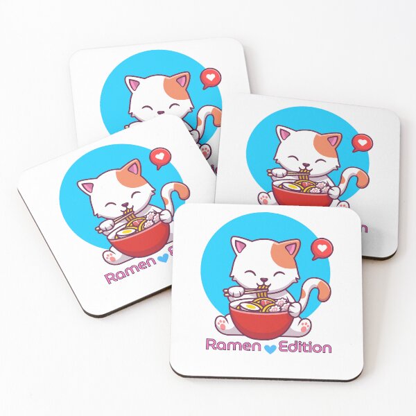 Item preview,  Ramen Edition Tee, Noodle Noshing Kitty, Purr-fection in a Bowl Gift designed and sold by Terry-Salsa.