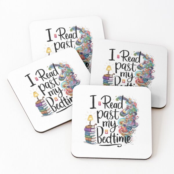 Item preview, I Read Past My Bedtime Funny Art designed and sold by Obinne.