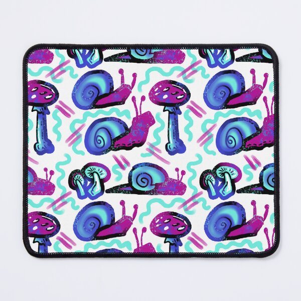 Item preview, Snail Mushroom Repeating Pattern designed and sold by Erin-tattoo.