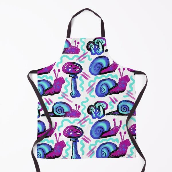 Item preview, Snail Mushroom Repeating Pattern designed and sold by Erin-tattoo.