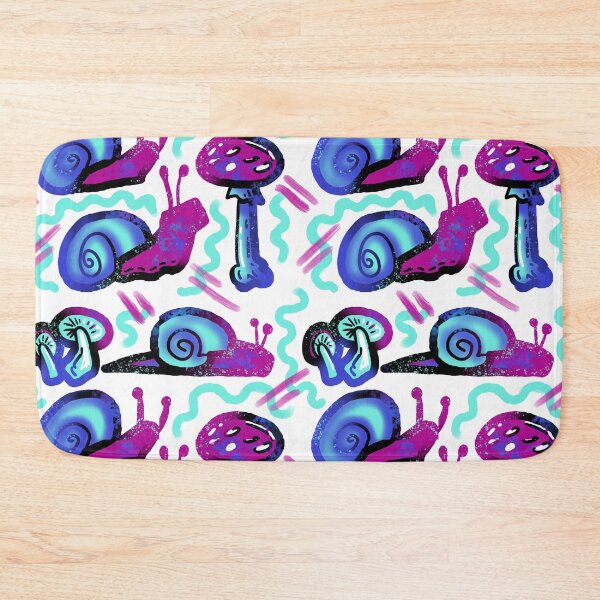 Item preview, Snail Mushroom Repeating Pattern designed and sold by Erin-tattoo.