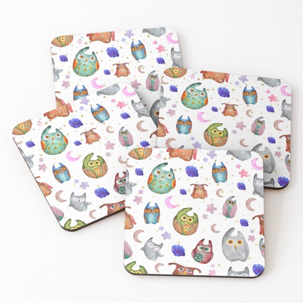Item preview, Funny Owls Pattern designed and sold by checkertonetees.