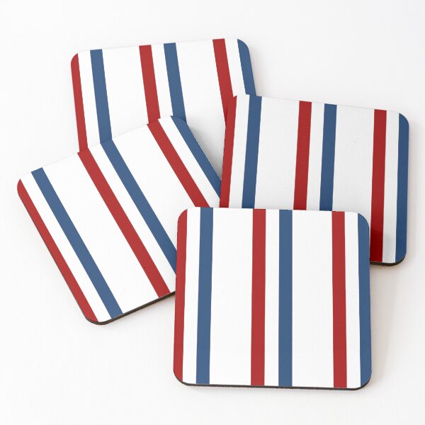 Item preview, Retro vintage color stripes - red and blue designed and sold by TalBright.