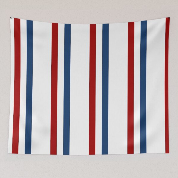 Item preview, Retro vintage color stripes - red and blue designed and sold by TalBright.